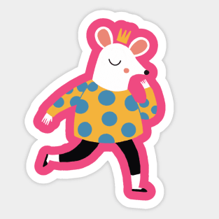 Little mouse princess Sticker